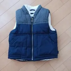 水通しのみ未使用★BabyGAP★ギャップ★ボアベスト★ネイビー90cm