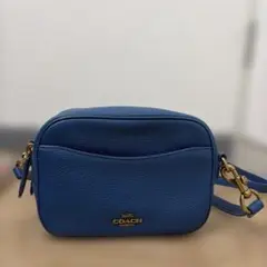 COACH ケイリー ハンドバッグ ショルダーバッグ 2way レザー ネイビー