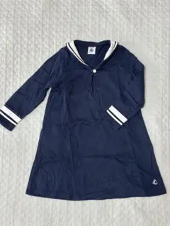 プチバトー 長袖ワンピース 24m/86cm