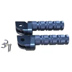 真鍮＋アルミ ステップ 削り出し ブラス ハーレー取り付け穴10mm 