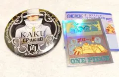 カク 缶バッジ ONE PIECE ステッカー
