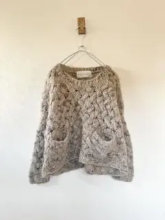 bulle de savon　ビュルデサボン　モヘヤ混　ミックスカラーニット