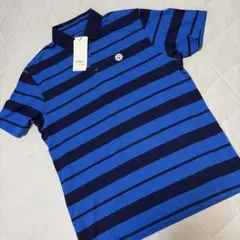 TaylorMade ゴルフシャツ ボーダー柄 Mサイズ 新品