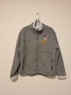 美品 ミッキー 水色フリースジャケット フロリダディズニー購入（M 