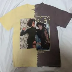 Whitney Houston Tシャツ イエロー ブラウン