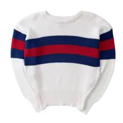 ラルフローレン ボーダー コットンニット バスクシャツ 90s