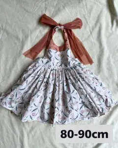 MARLMARL マールマール お食事エプロン ベビー 女の子 80 90cm