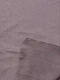 ニット生地　ミニ裏毛　パープル