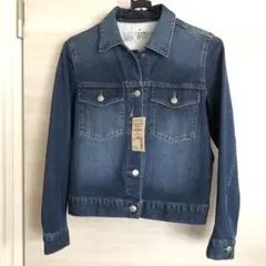 無印良品 ストレッチデニムジャケット インディゴ ・レディースSサイズ