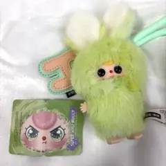 Babythree スーパーミニバニー　黄緑　イニシャルH まとめ割あり