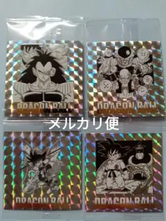 ドラゴンボール　40周年記念シールウエハース2　第1巻、9巻、17巻、22巻