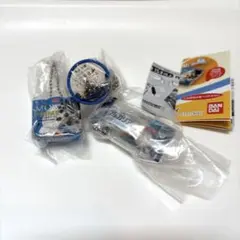 青系アイスミニチュアマスコットチャーム3点　よつ葉北海道アイスクリーム他　ガチャ