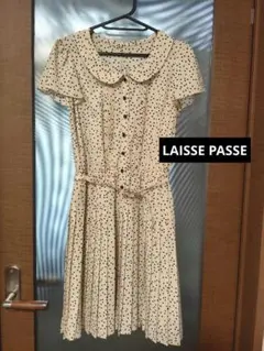 LAISSE PASSE　レッセパッセ　 ワンピース　水玉　サイズ36
