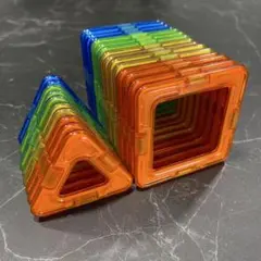 マグフォーマー 三角形10ピース　四角形15ピース　計25ピースセット ①③