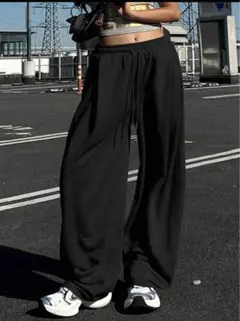 新品　DAZY スウェットパンツ　ブラック　Tall L