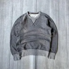 00s OLD UNIQLO スウェット オリジナルウォッシュ 前V短丈 グレー