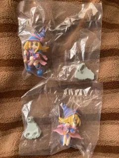 遊戯王 ふぃぎゅっと トゥーンモンスター ブラックマジシャンガール ２種セット