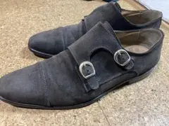 イルカンパゴ ダークブラウン ダブルモンクストラップ 靴 26.5cm