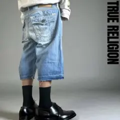 トゥルーレリジョンステッチ カーゴショートパンツ TRUE RELIGION(トゥルーレリジョン) ハーフ・ショートパンツ