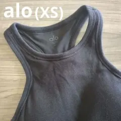 alo ALOYOGA アロヨガ タンク XS ブラック