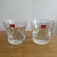 【新品未使用】バカラ）　ベルーガ ペアグラス （2個セット） タンブラー