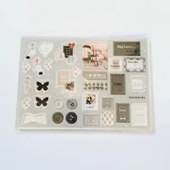 フクヤ FUKUYA fanfancy アクリルフレーム パーツ グレー 黒