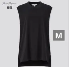 UNIQLO エアリズムコットンオーバーサイズ　黒　S マメクロゴウチ