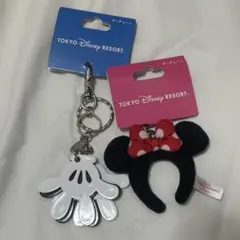 東京ディズニーリゾート キーチェーン 2点セット