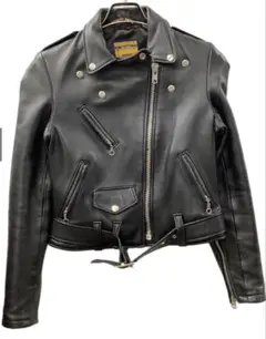 美品 Schott sophnet ダブル レザー ワンスター 40 ブラック ソフネット ショット SOPHNET. x schott 別注 15AW ONESTAR