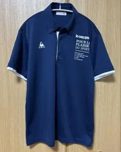 【le coq sportif】ポロシャツ ネイビーのサムネイル