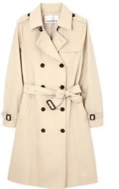 【試着1度使用】NATURALBEAUTYBASIC トレンチコート　ベージュS