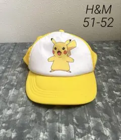 H&M ポケモン　ピカチュウ　キャップ　帽子　メッシュ