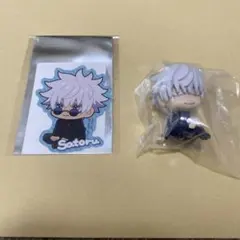 呪術廻戦　るかっぷ　ダイカットステッカー　肩ズンfig 五条悟