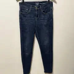 リーバイス 【L】 スキニー デニム パンツテーパード ジーンズ綿ストレッチ美脚