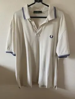 フレッドペリー　ポロシャツ　メンズ　半袖　アイボリー