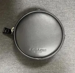【新品、未使用】COACH ブラックレザー コインケース