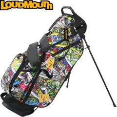 新品】ラウドマウス キャディバッグ 8.5型 スカルフラワーズ 151