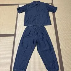GUデニムセットアップ men's 半袖シャツ パンツのサムネイル