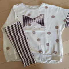 trois lapins 裏起毛トレーナー 150