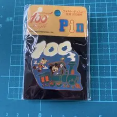 新品　ウォルトディズニー100周年記念ピン ミッキー　ピノキオ　機関車