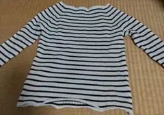 ★美品★ユニバーバルミューズのボーダーカットソー