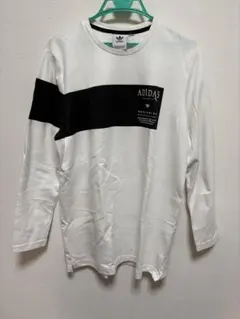 adidas ロングスリーブTシャツ ホワイト/ブラック