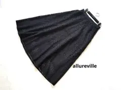 allureville アルアバイル カットワークレース　ロングフレアスカートのサムネイル