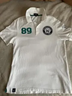 PEARLYGATESホワイト半袖ポロシャツ メンズ