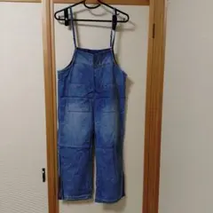 デニムオーバーオール 4ポケット