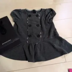 BURBERRY グレー ニットワンピース 80 おまけ付き