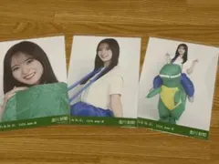 乃木坂46 金川紗耶　真夏の全国ツアー福井恐竜コーデ3種コンプ