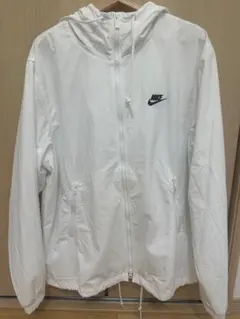 Nike ホワイト フード付きジャケット XL