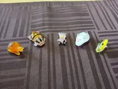 ガラス細工動物フィギュアセット