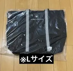 【新品】 DEAN & DELUCA リバーシブルトートバッグ黒／グレーLサイズのサムネイル
